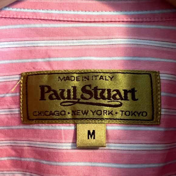 Paul Stuart Button Up Dress Shirt Size M - Picture 2 of 5